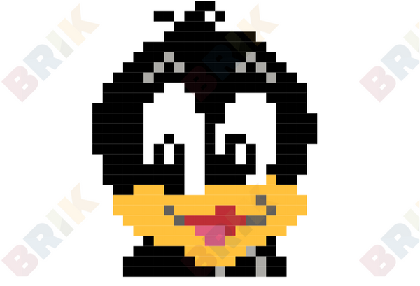 Daffy Duck Pixel Art