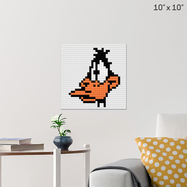 Daffy Duck Brick Poster