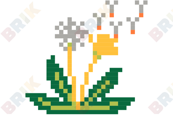 Dandelion Pixel Art