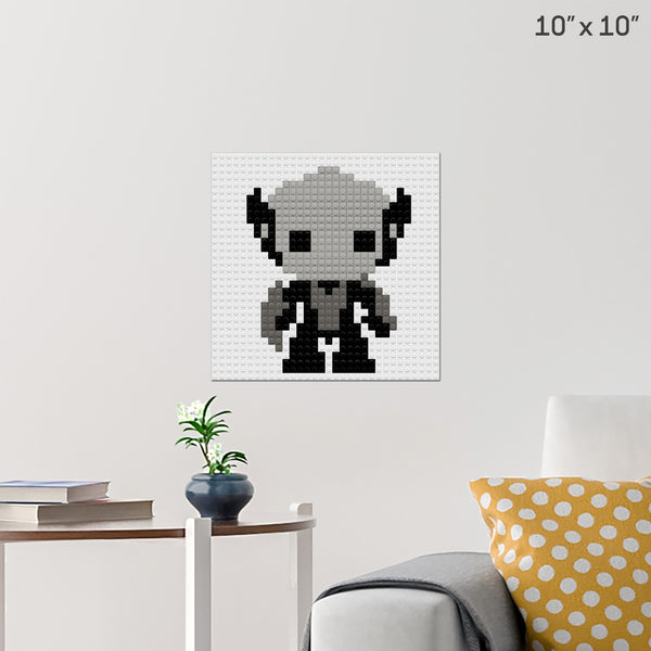 Dark Elf Brick Poster