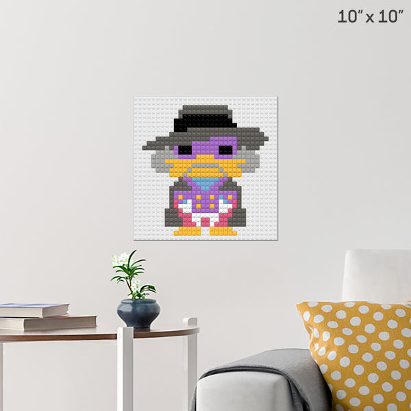 Darkwing Duck Brick Poster