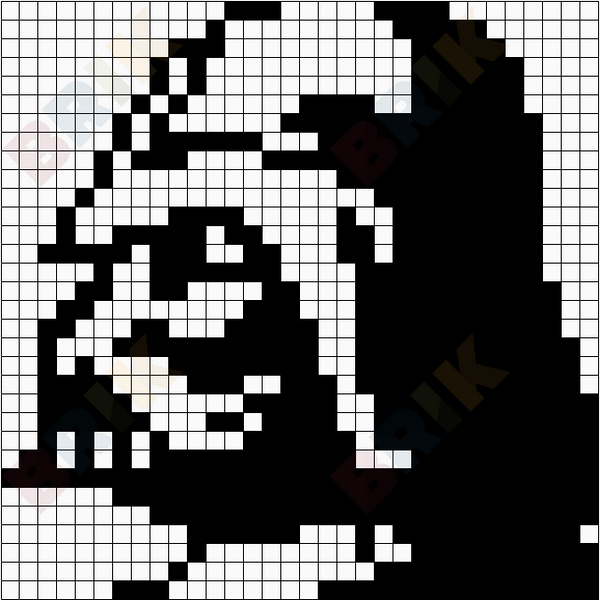 Darth Vader Pixel Art
