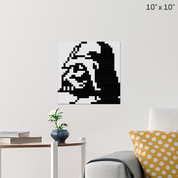 Darth Vader Brick Poster