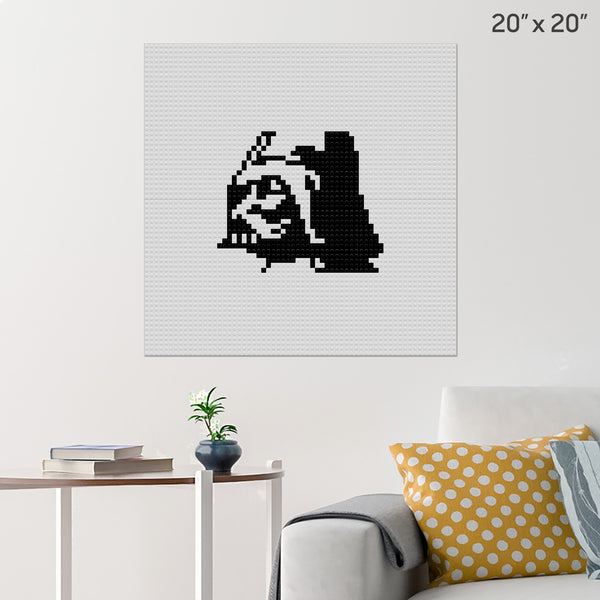 Darth Vader Brick Poster