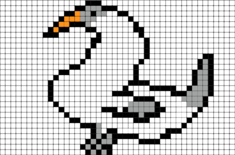 Swan Pixel Art