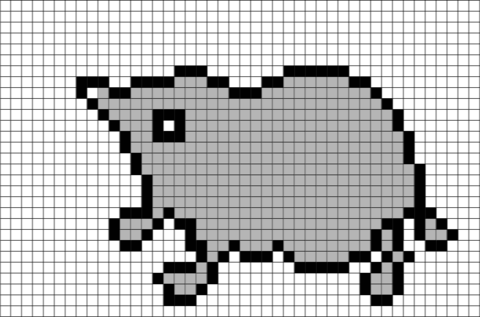 Shrew Pixel Art