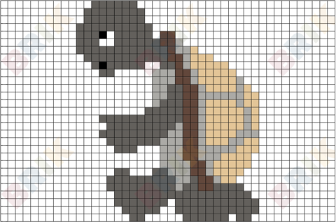 Cecil Turtle Pixel Art