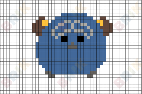 James P. Sullivan Pixel Art
