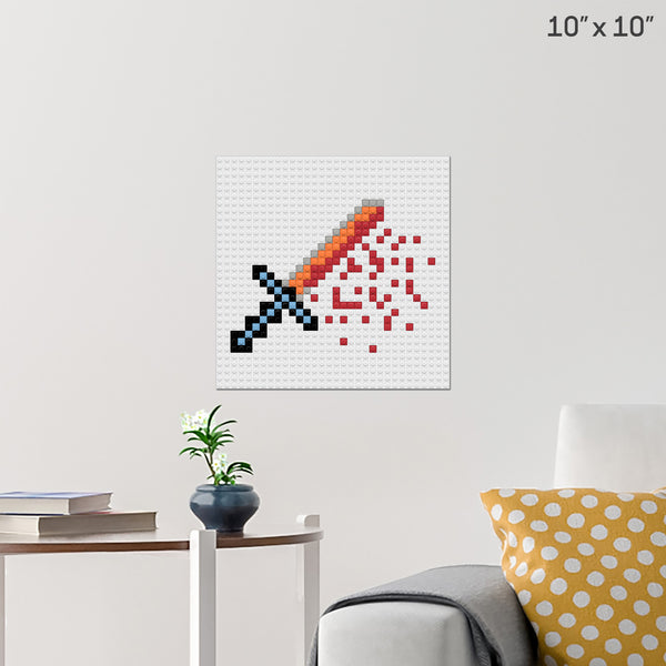 DEADLY  BLADE Brick Poster