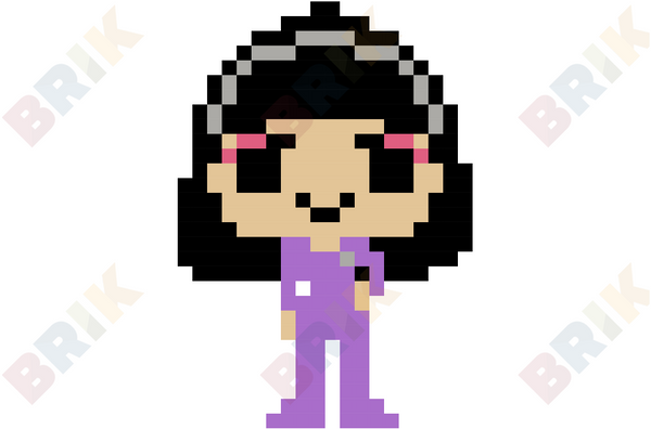 Deanna Troi Pixel Art