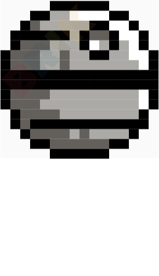 Death Star Pixel Art