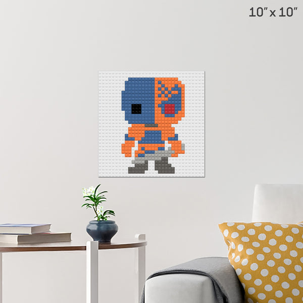Deathstroke Brick Poster