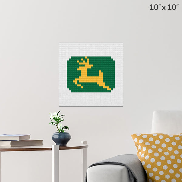 Deere Brick Poster