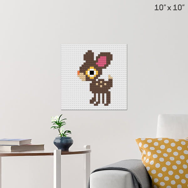 Deery Lou Brick Poster