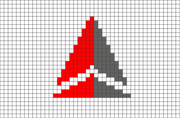 Delta Air Lines Pixel Art