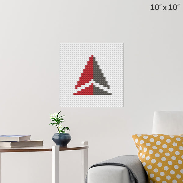 Delta Air Lines Brick Poster
