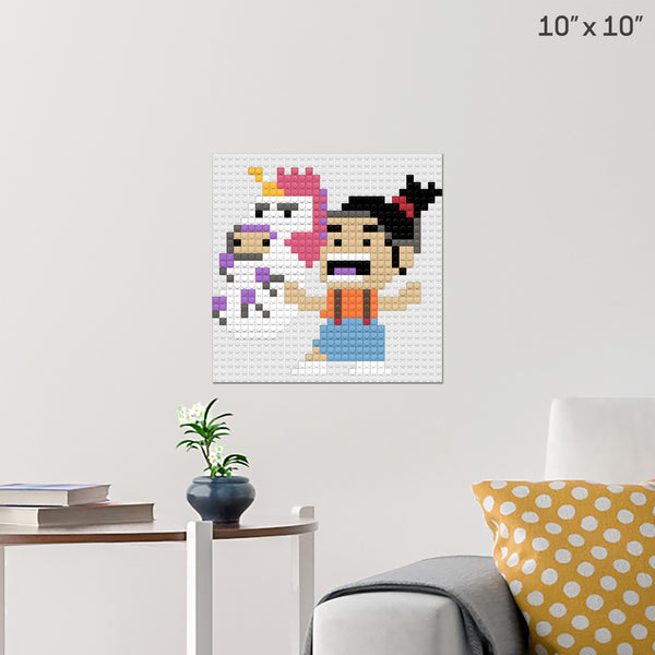 Despicable Me Agnes Brick Poster