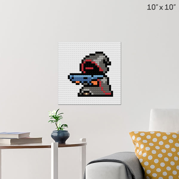 Destiny Warlock Brick Poster