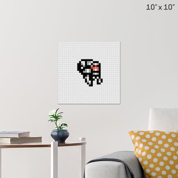 Destroyer Mask Brick Poster