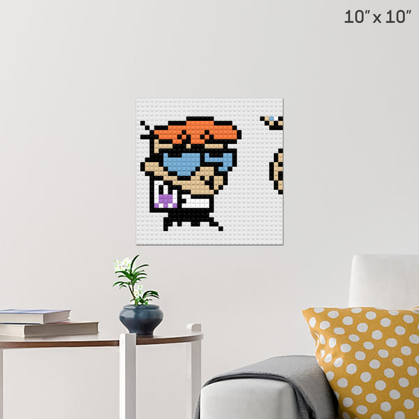 Dexter and Dee Dee 3 Brick Poster