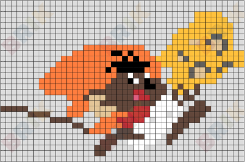 Speedy Gonzales Pixel Art