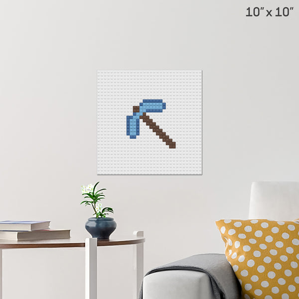 Diamond Picax Brick Poster