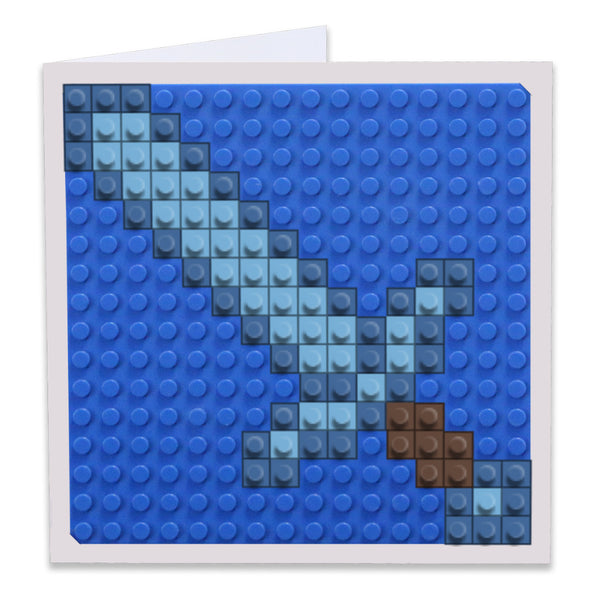 Diamond Sord Greeting Card