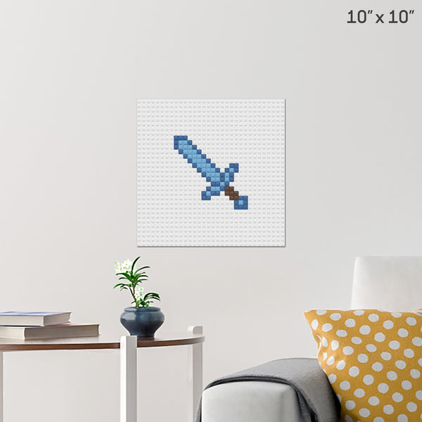 Diamond Sord Brick Poster