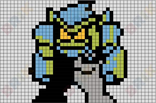 Diamondhead Pixel Art