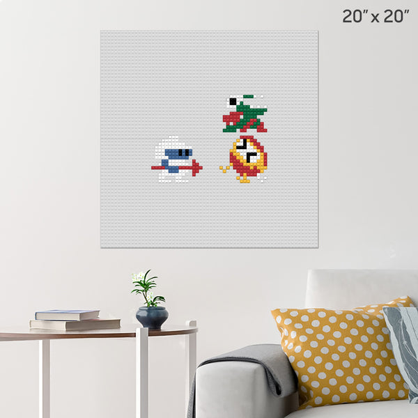 Dig Dug Brick Poster