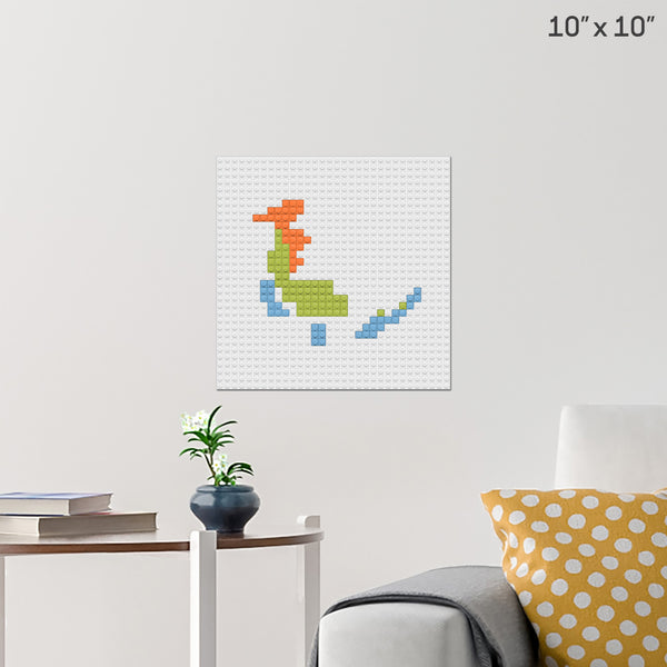 dino Brick Poster