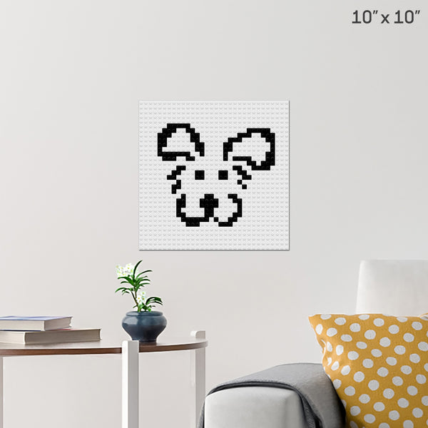 Dog Days of Summer Brick Poster