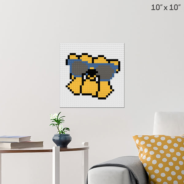 Dog Days of Summer Brick Poster