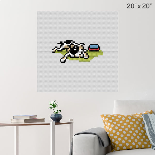 Dog Days of Summer Brick Poster