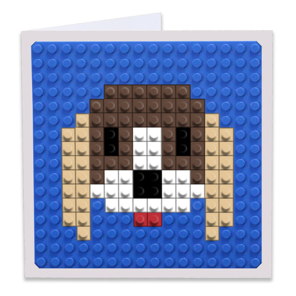 Dog Face Greeting Card