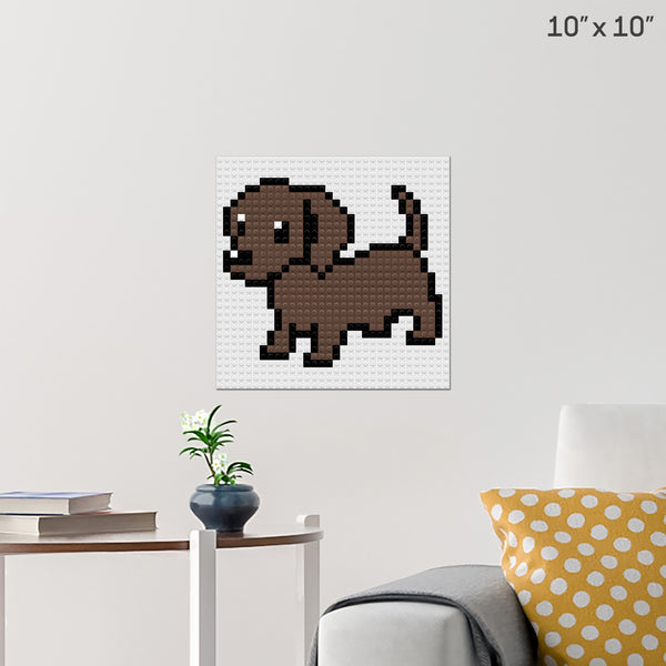 Dog Brick Poster