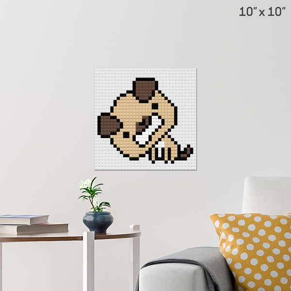Dog Brick Poster