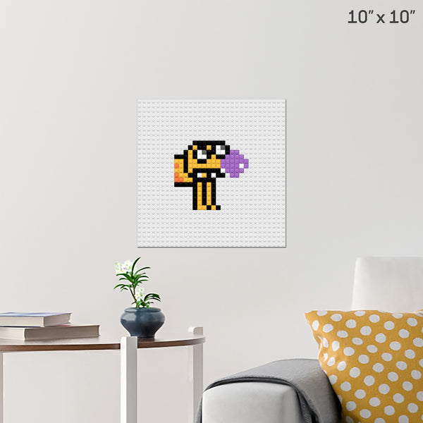 Dog Brick Poster