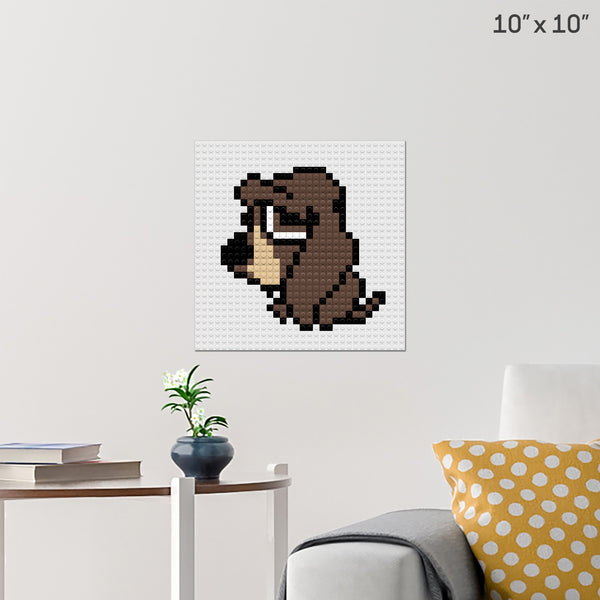 Dog Brick Poster