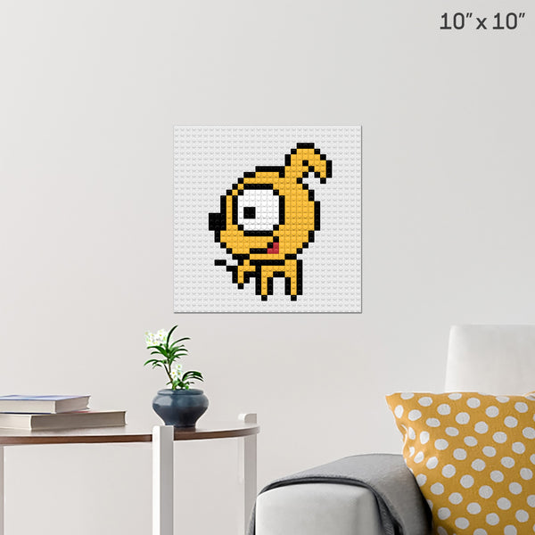 Dog Brick Poster