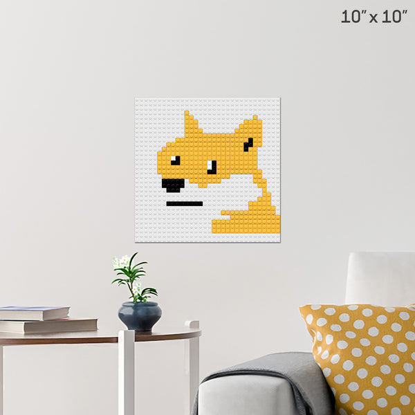 DOGE Brick Poster