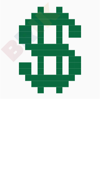 Dollar Sign Pixel Art