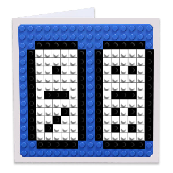 Dominoes Greeting Card