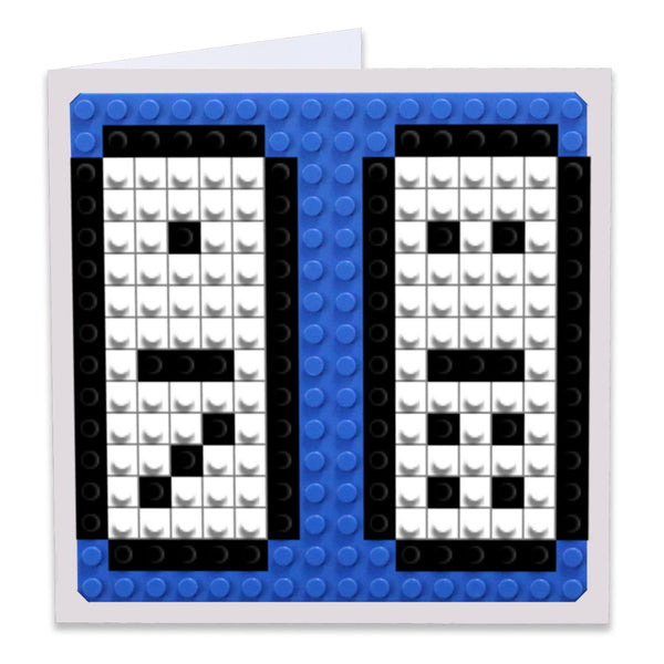 Dominoes Greeting Card