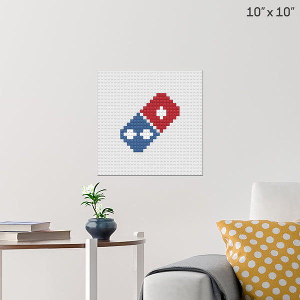 dominos pizza Brick Poster