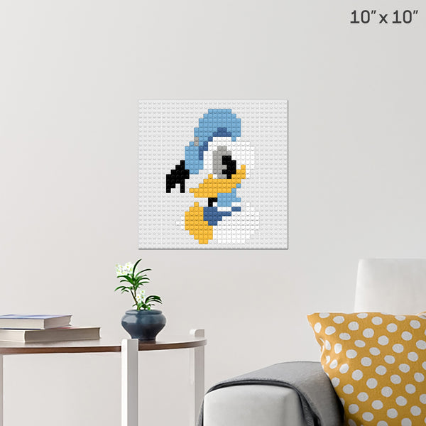 Donald Duck Brick Poster