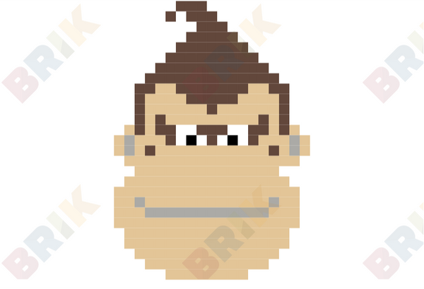 Donkey Kong Pixel Art
