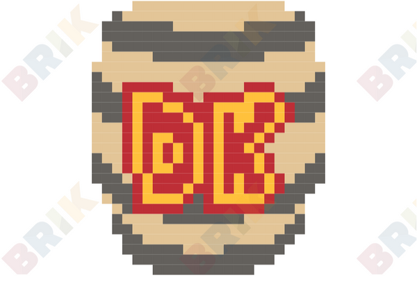 Donkey Kong Pixel Art