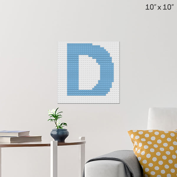dontbanblox favicon Brick Poster