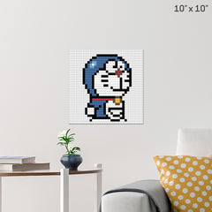 RYOL アートプリントDoraemon On Felix Silhouette Doraemon On Felix Silhouette – Post Modern Vandal